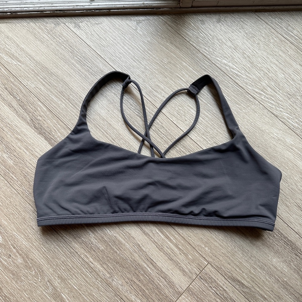 Lululemon gray sports bra size 12